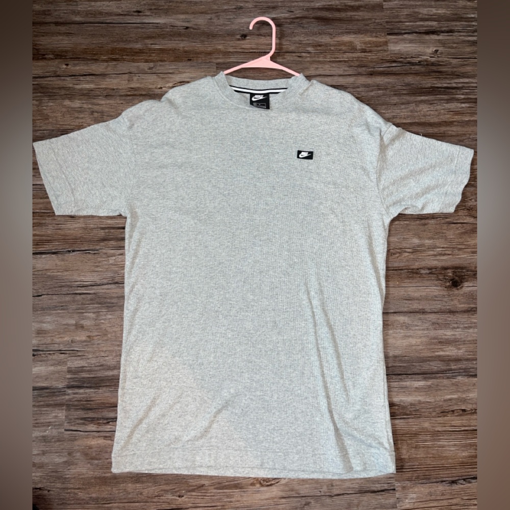M Oversized Nike Gray Waffle Shirt